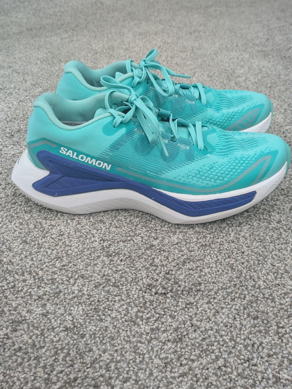 Salomon Womens DRX Bliss 473031 Green Blue Running Shoes Sneakers Size 6.5